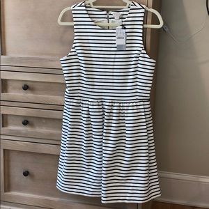 NWT Petite Medium J Crew striped dress